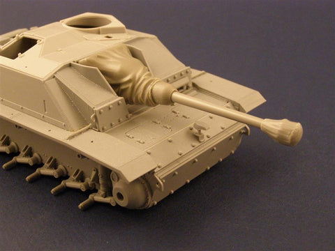 パンツァーアート RE35-043 1/35 IV号戦車/III号突撃砲 7.5cm L/48砲身 キャンバスカバー(後期型)