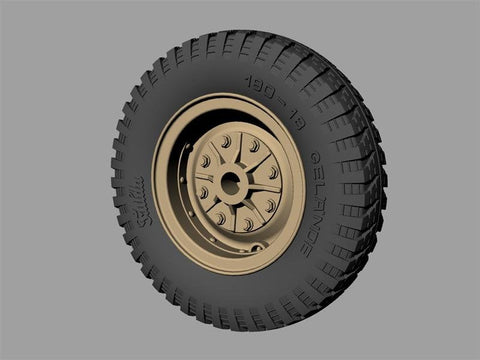 パンツァーアート RE35-144 1/35 Sd.kfz.11&251 ドライブホイールセット(不整地用・初期型パターン)