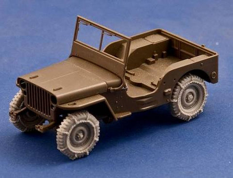 パンツァーアート RE35-159 1/35 アメリカ ジープ チェーン付きホイールセット