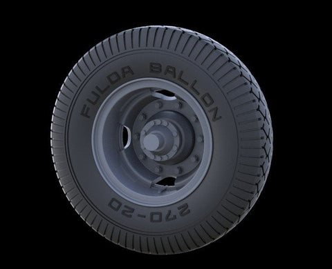 パンツァーアート RE35-246 1/35 ビュッシングNAG4500 ホイール(初期パターン)