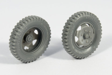 パンツァーアート RE35-364 1/35 メルセデス1500後期型 6穴ハブホイール(不整地パターン)