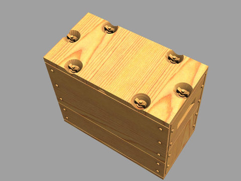 パンツァーアート RE35-378 1/35 WWIIアメリカ.30口径 木製弾薬箱