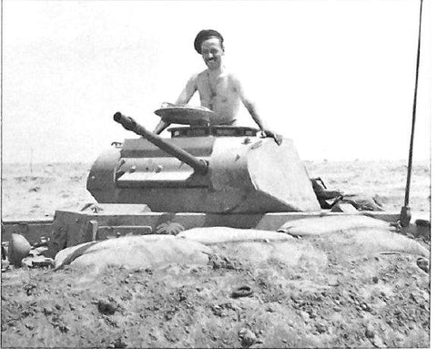 パンツァーアート RE35-390 1/35 ダックインしたドイツ II号戦車トーチカ(北アフリカ)