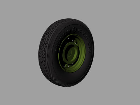 パンツァーアート RE35-507 1/35 GAZ M1エムカ ロードホイール(ヤロスラフスキー製)