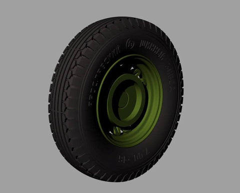 パンツァーアート RE35-508 1/35 BA-20装甲車用タイヤホイール(ヤロスラフスキー パターン1)