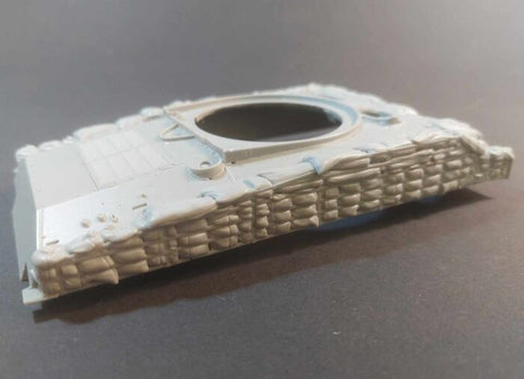 パンツァーアート RE35-769 1/35 シャーマン M4A3 HVSS車体 フレーム・サンドバッグアーマー付