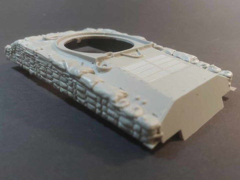 パンツァーアート RE35-769 1/35 シャーマン M4A3 HVSS車体 フレーム・サンドバッグアーマー付