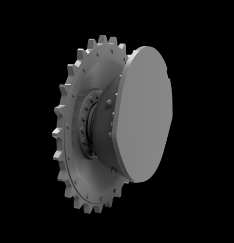 パンツァーアート RE35-787 1/35 ll号戦車 b型 ホイールセット