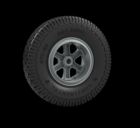 パンツァーアート RE35-797 1/35 Sd.Kfz 8 初期型 フロントホイール (コンチネンタル)