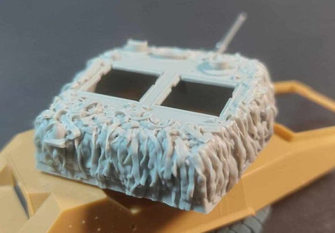 パンツァーアート RE35-800 1/35 AC ハンバー Mk IV 砲塔 ヘシアンネット付