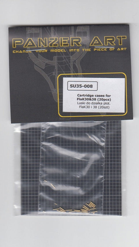 パンツァーアート SU35-008 1/35 ドイツFlaK30 & 38薬莢 (20個)