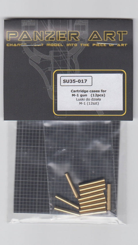 パンツァーアート SU35-017 1/35 M1 76.2mm戦車砲 薬莢(12個) M4シャーマン 76 and M18ヘルキャット