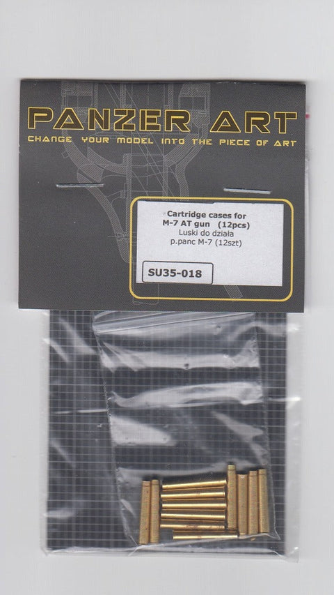 パンツァーアート SU35-018 1/35 M7 76,2mm 戦車砲 薬莢 (12個) M10駆逐戦車