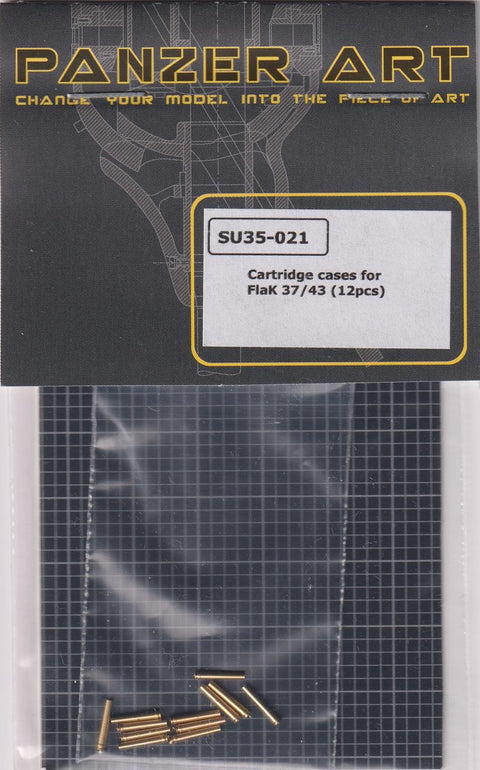 パンツァーアート SU35-021 1/35 カートリッジ ケース フレーク 37/43 (12個)