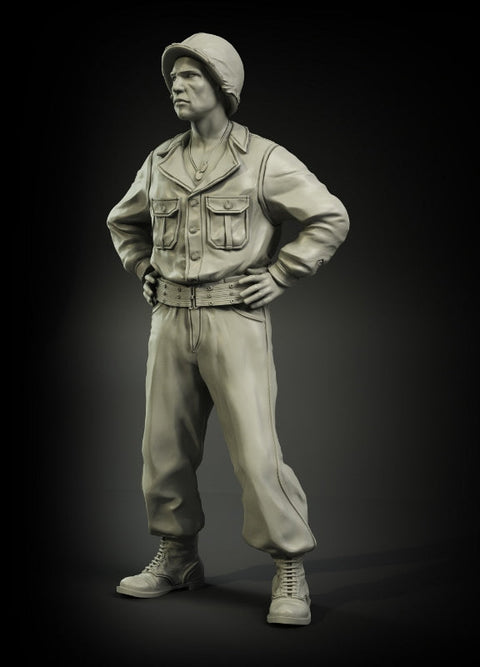 パンツァーアート FI35-014 1/35 WWII アメリカ陸軍戦車兵 PTO (太平洋戦域) 司令官