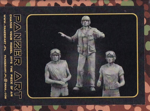 パンツァーアート FI35-059 1/35 アメリカ海兵隊 (PTO) 後期 戦車兵 (3 フィギュア)