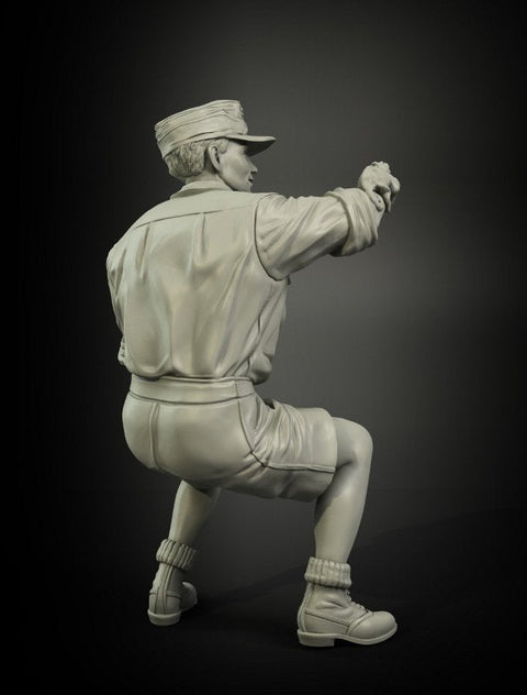 パンツァーアート FI35-069 1/35 ドイツ軍 アフリカ軍団 戦車兵 w/カメレオン