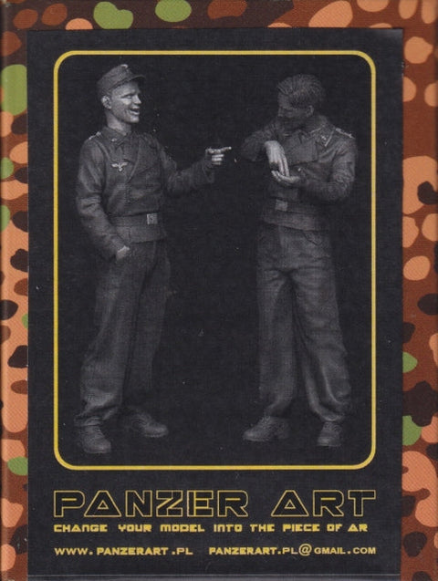 パンツァーアート FI35-077 1/35 冗談を言うドイツ戦車兵 セット