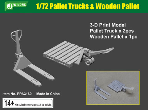 J's Work PPA3160 1/72 パレット トラック ・木製パレット