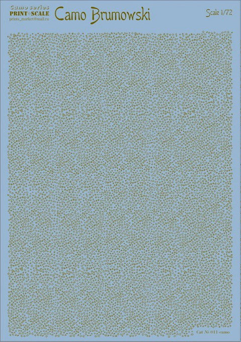 プリントスケール 011-camo 1/72 ブルモフスキー迷彩