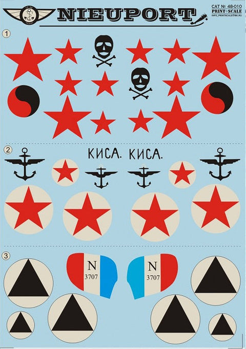 プリントスケール 48-010 1/48 ニューポール Part 1