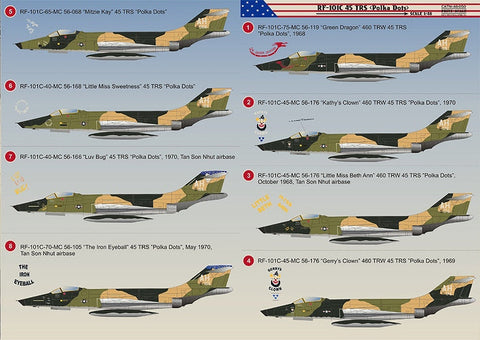 プリントスケール 48-050 1/48 RF-101C ヴードゥー