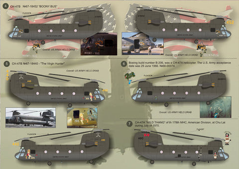 プリントスケール 72-041 1/72 CH-47 チヌーク