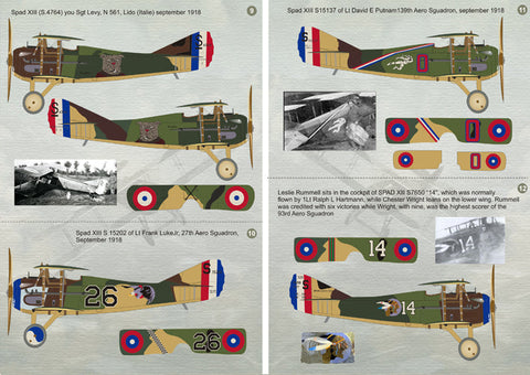 プリントスケール 72-046 1/72 Spad VII-XVII