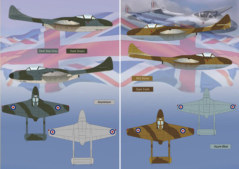 プリントスケール 72-047 1/72 デ・ハビランドヴァンパイア