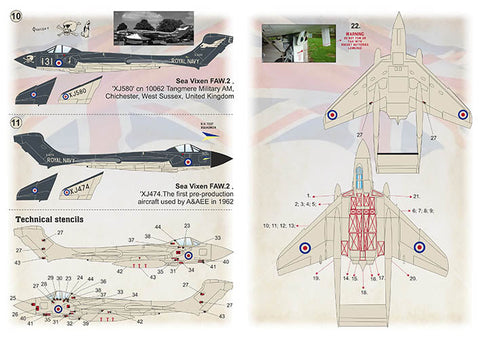 プリントスケール 72-050 1/72 シービクセン コンプリートセット