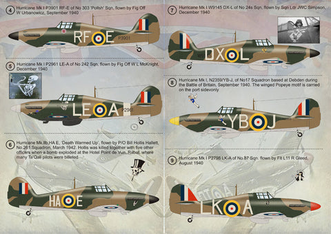 プリントスケール 72-065 1/72 ホーカーハリケーン MK I