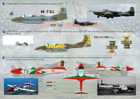 プリントスケール 72-111 1/72 セスナ A-37 ドラゴンフライ