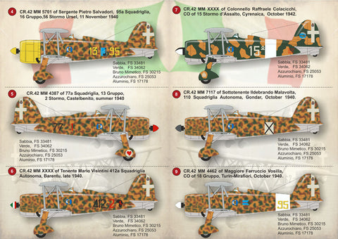 プリントスケール 72-121 1/72 フィアット CR.42 ファルコ