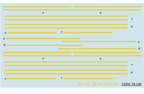 プリントスケール 72-130 1/72 アブロ シャックルトン コンプリートセット