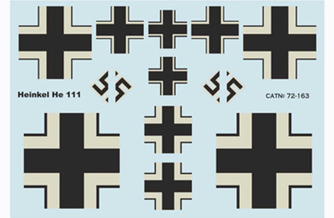 プリントスケール 72-163 1/72 ハインケル He111