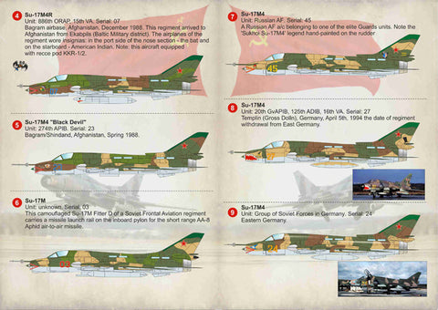 プリントスケール 72-178 1/72 スホーイ Su-17 Part 1