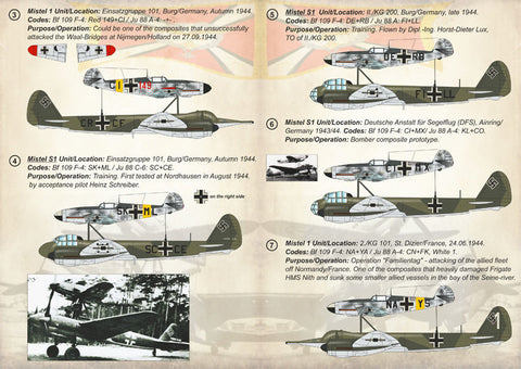 プリントスケール 72-200 1/72 ドイツ ミステル コンプリートセット