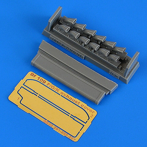 クイックブースト 32291 1/32 Bf 109G-2/4/6/14 排気管 (ハセガワ)