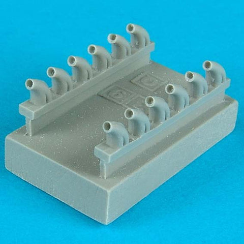 クイックブースト 48078 1/48 P-39Q/N エアラコブラ 排気管(エデュアルド用)