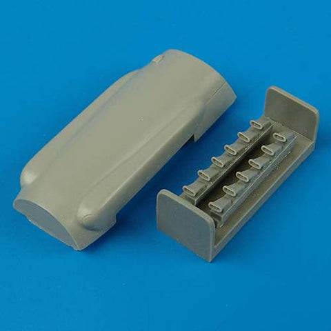 クイックブースト 48229 1/48 スピットファイア Mk.XIV エンジンカウリングと排気管(アカデミー用)