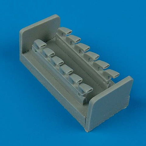 クイックブースト 48271 1/48 メッサーシュミット Bf109F 排気管(ICM用)