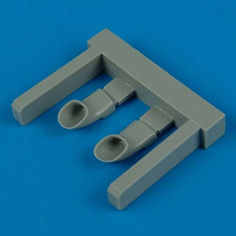 クイックブースト 48302 1/48 二式戦闘機 鍾馗II型 排気管(ハセガワ用)