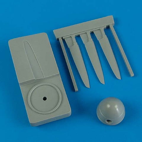 クイックブースト 48447 1/48 ハリケーンMk.I ロートルプロペラ スピットファイアスピナーと取付治具