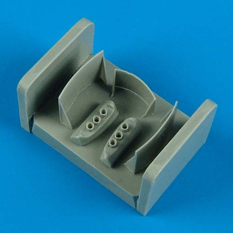 クイックブースト 48523 1/48 T-28 トロージャン 排気管とカウルフラップ(RODEN用)