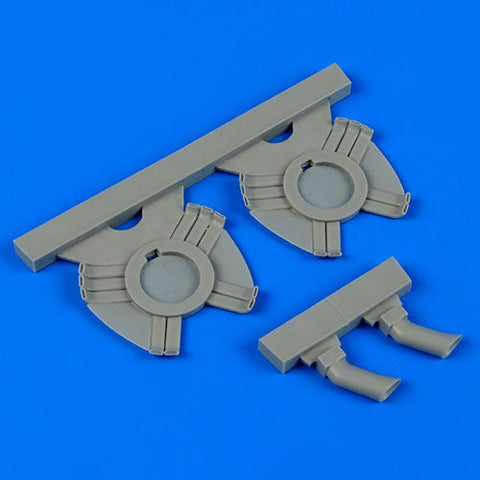 クイックブースト 48571 1/48 キ45 二式複座戦闘機 屠龍 排気管(ハセガワ用)