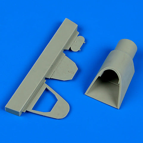 クイックブースト 48636 1/48 メッサーシュミット Bf109G コクピット オープン時後部隔壁 スタンダード