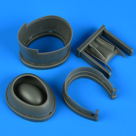 クイックブースト 49124 1/48 P-47D サンダーバード ウリング・冷却フラップ (閉状態)(ミニアート用)