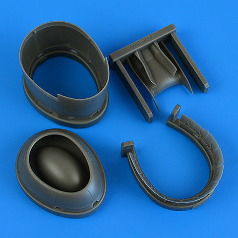 クイックブースト 49126 1/48 P-47D カウリング・ 冷却フラップ (開状態) (ミニアート用)