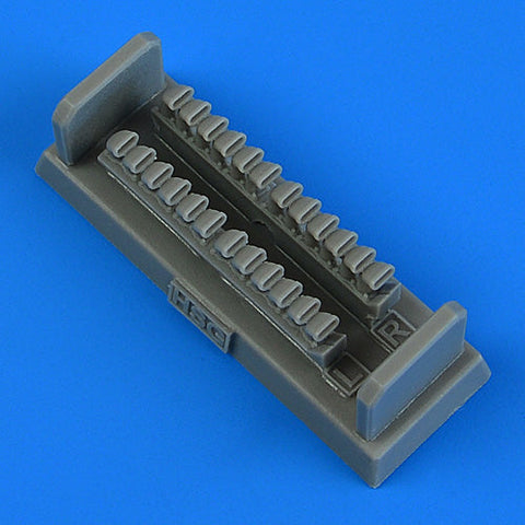 クイックブースト 49128 1/48 P-39D/P-400 排気管 (12本タイプ) (ハセガワ用)