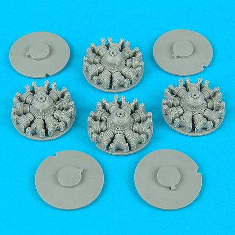 クイックブースト 72049 1/72 B-17 フライングフォートレスエンジン(ライト R-1820-97)(アカデミー用)